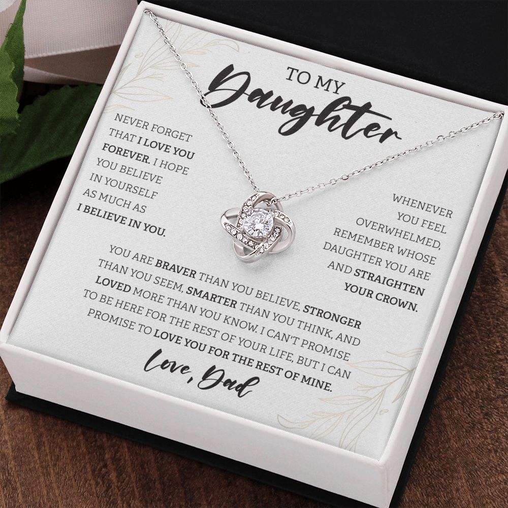To My Daughter White BG