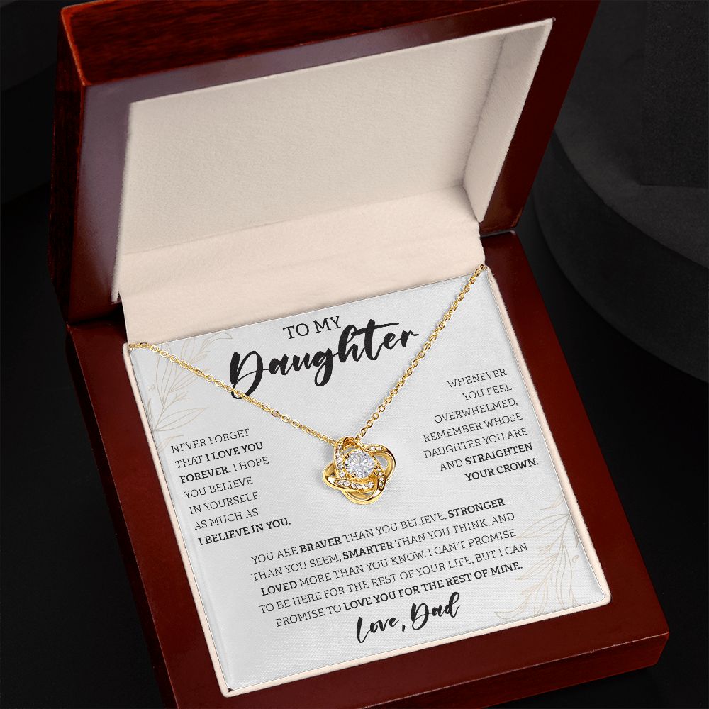 To My Daughter White BG