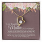 To My Beautiful Mom | Thank You - Forever Love Necklace