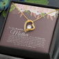 To My Beautiful Mom | Thank You - Forever Love Necklace