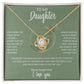 To My Daughter Butterfly Green BG