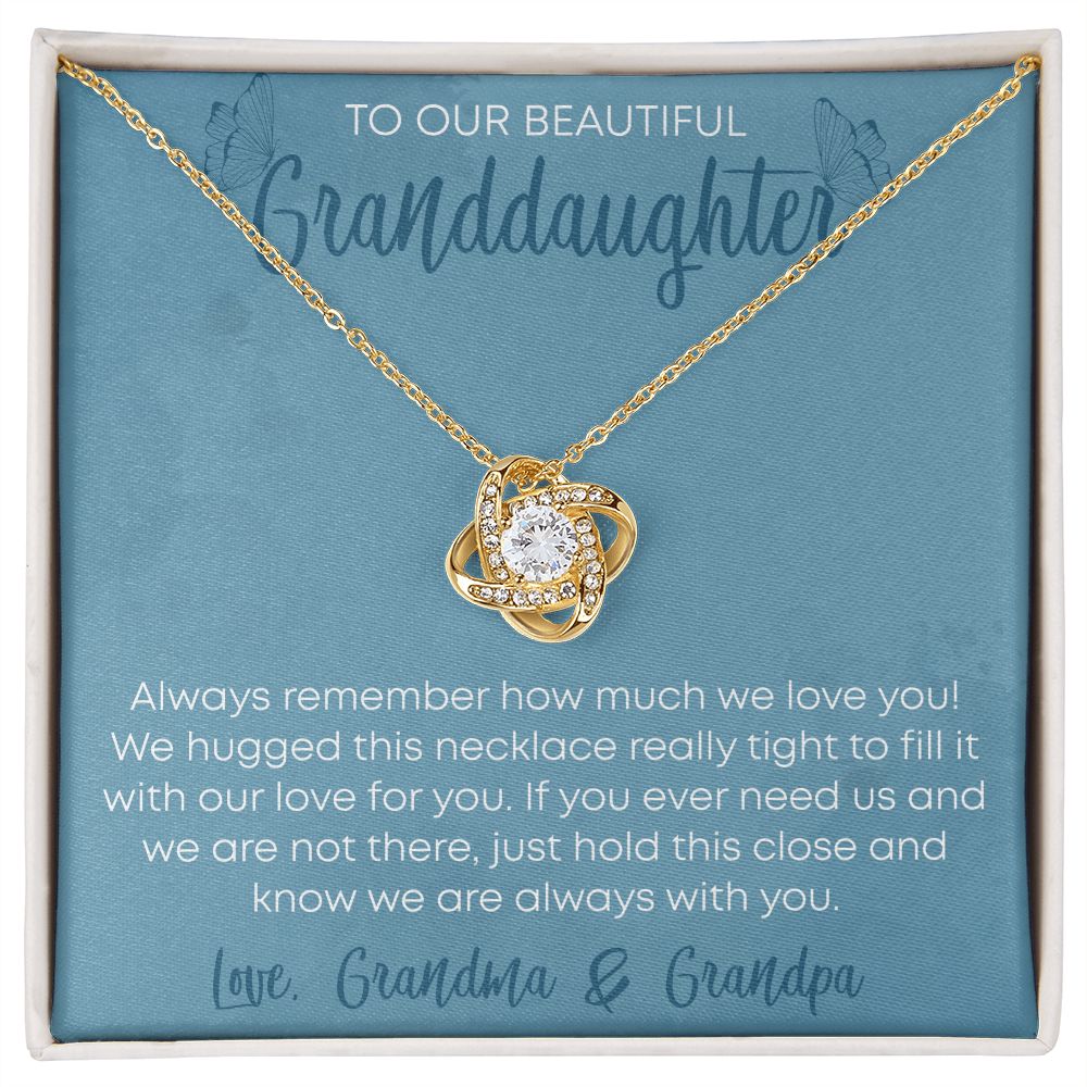 To Our Beautiful Granddaughter Butterflies LightBlue BG