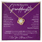 To My Beautiful Granddaughter Always & Forever Purple BG