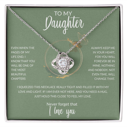 To My Daughter Butterfly Green BG