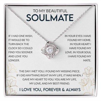 To My Beautiful Soulmate White BG