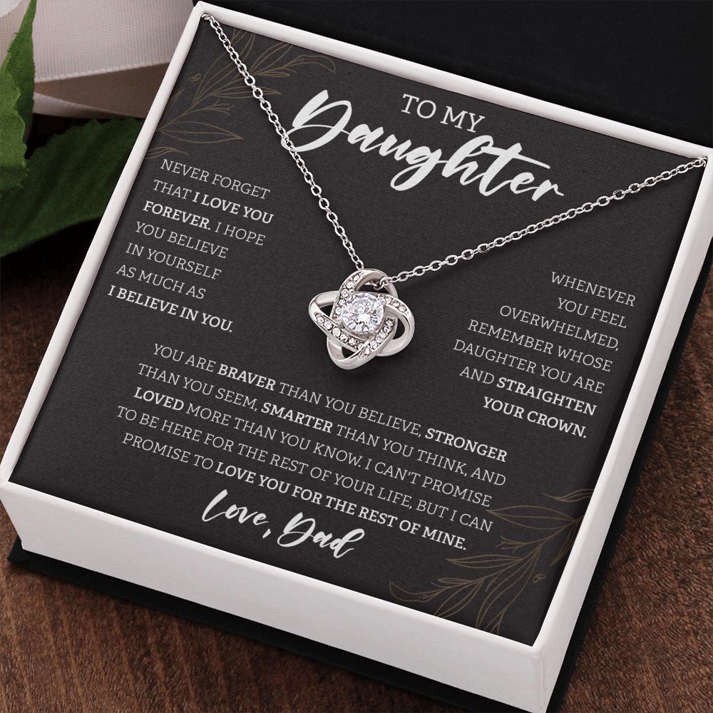 To My Daughter Black BG