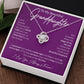 To My Beautiful Granddaughter Always & Forever Purple BG