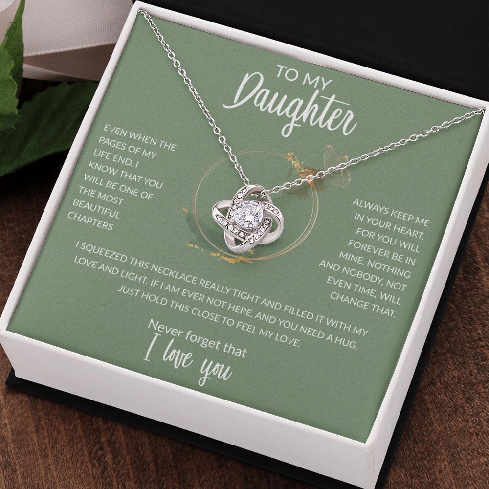 To My Daughter Butterfly Green BG