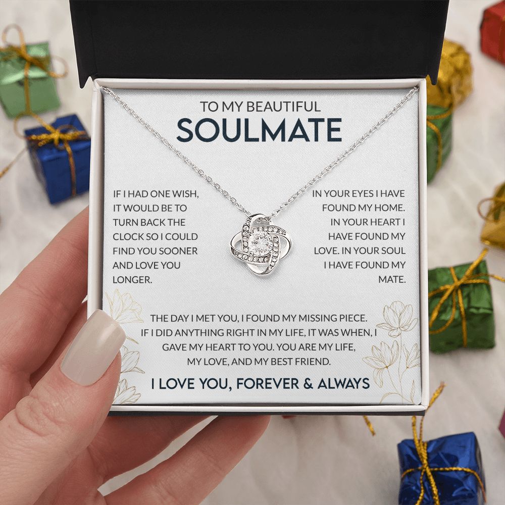 To My Beautiful Soulmate White BG