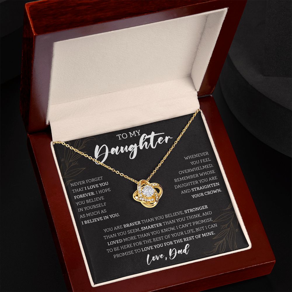 To My Daughter Black BG