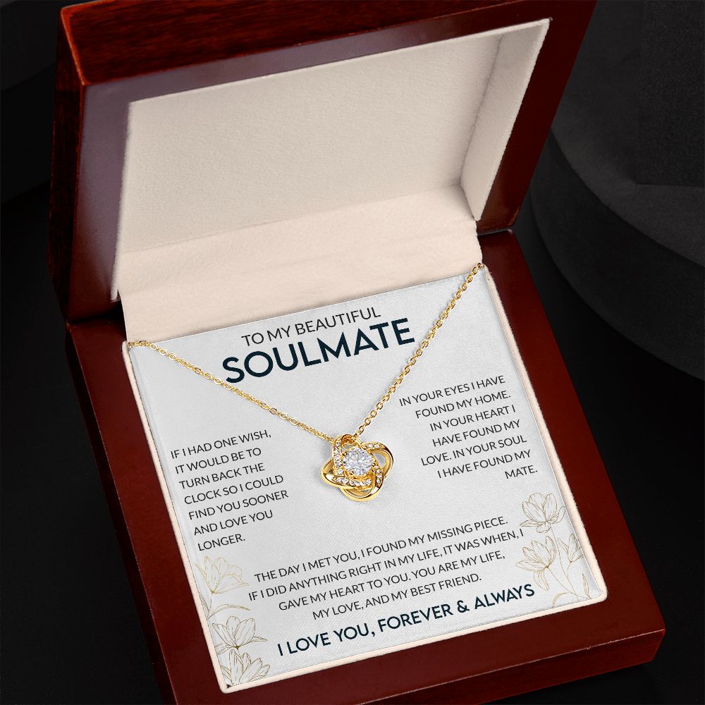 To My Beautiful Soulmate White BG