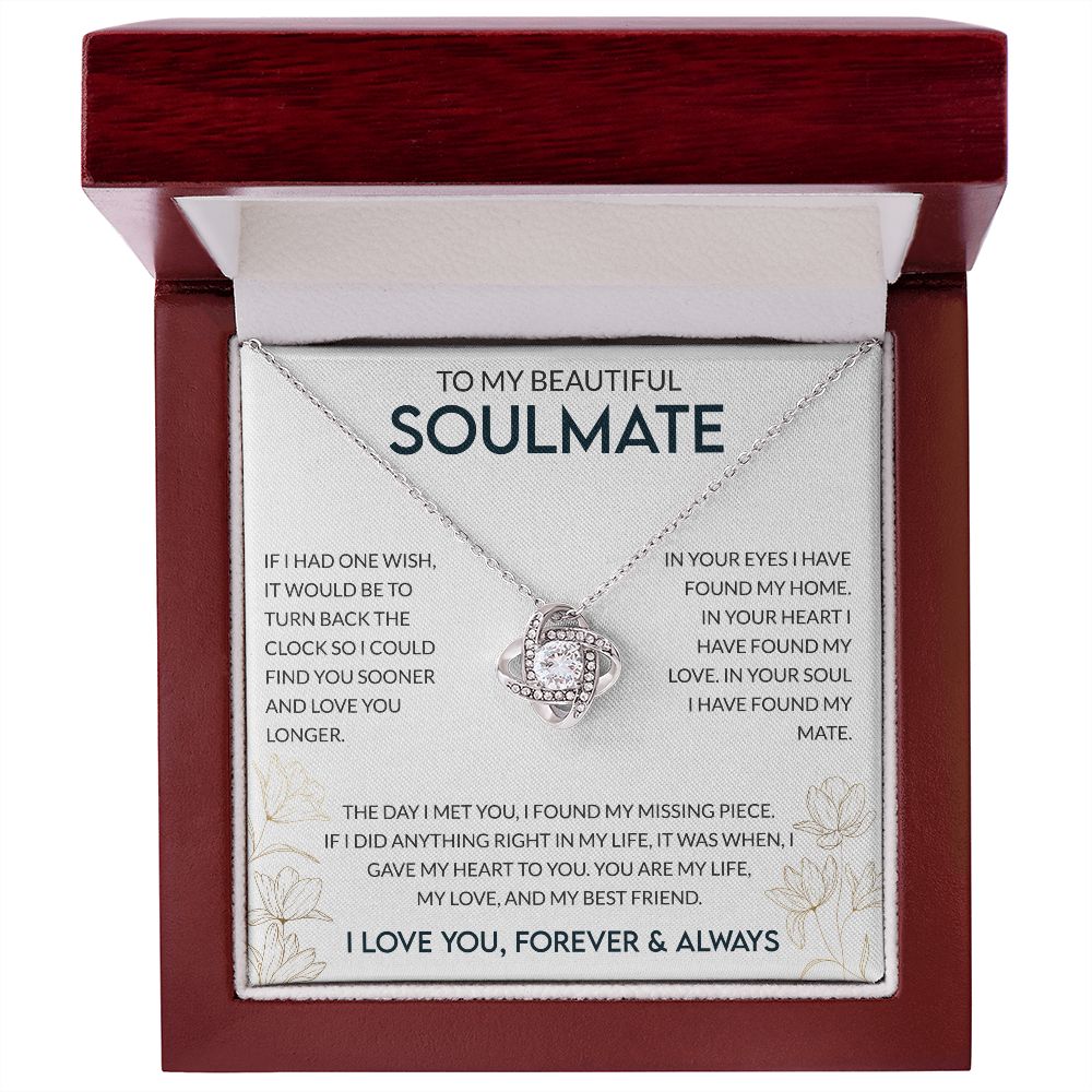 To My Beautiful Soulmate White BG