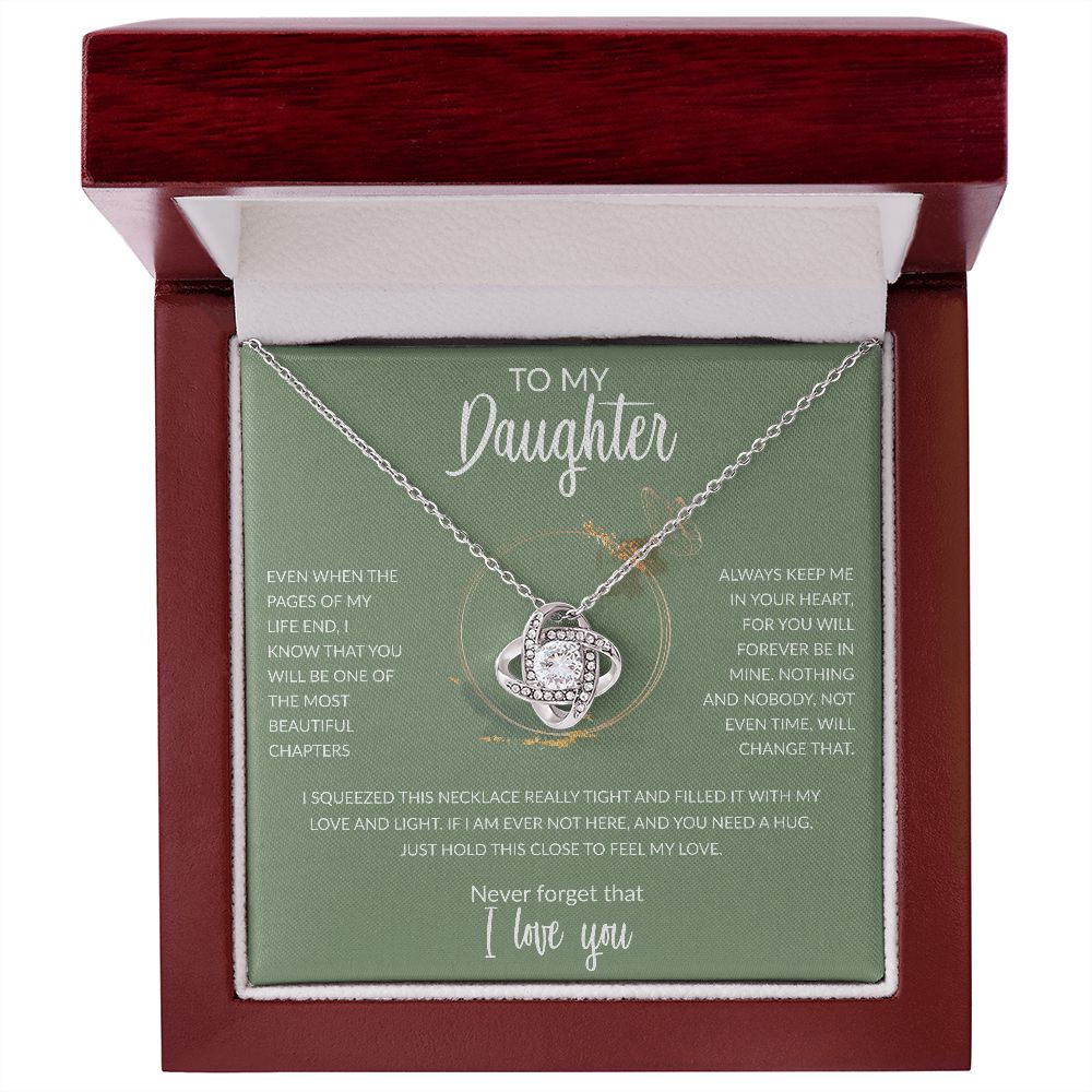 To My Daughter Butterfly Green BG