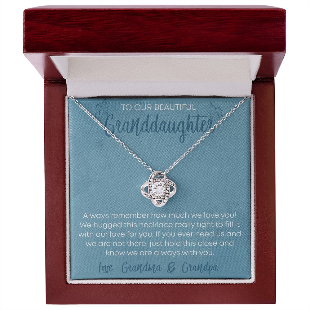 To Our Beautiful Granddaughter Butterflies LightBlue BG