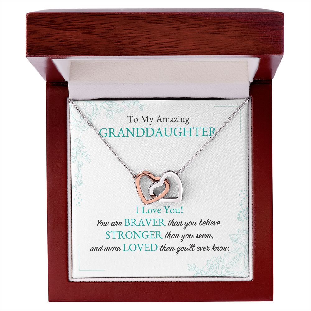 To My Amazing Granddaughter White BG