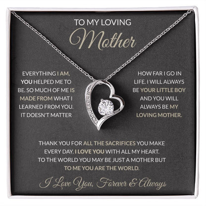 My Loving Mother Black BG