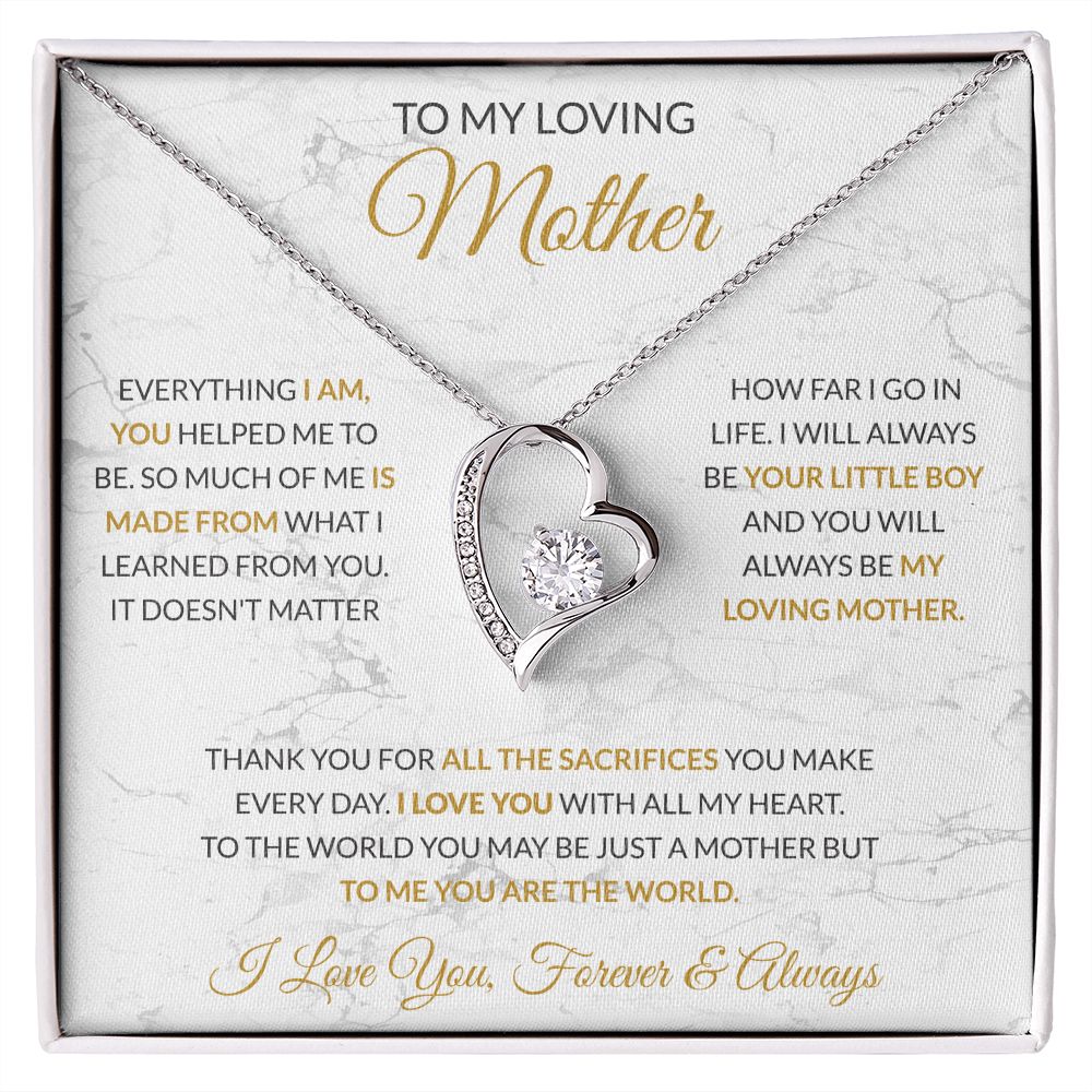 My Loving Mother White BG