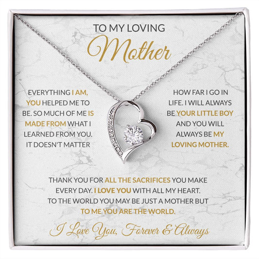 My Loving Mother White BG