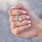 To My Beautiful Daughter Ring with Flowers LightPurple BG
