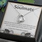 To My Soulmate Roses White BG