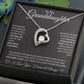 To My Granddaughter Black BG