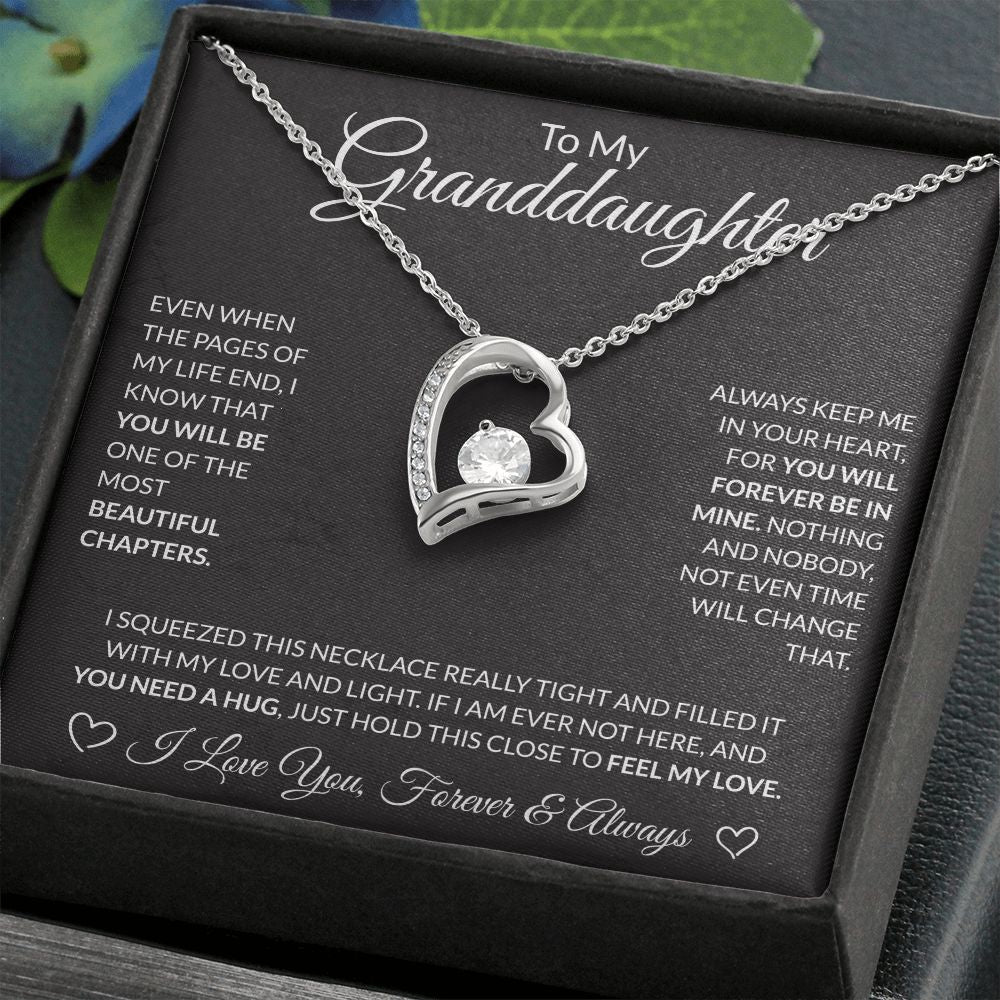 To My Granddaughter Black BG