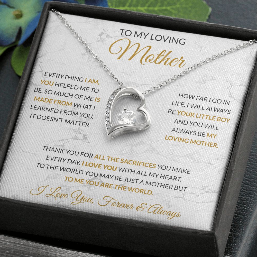 My Loving Mother White BG