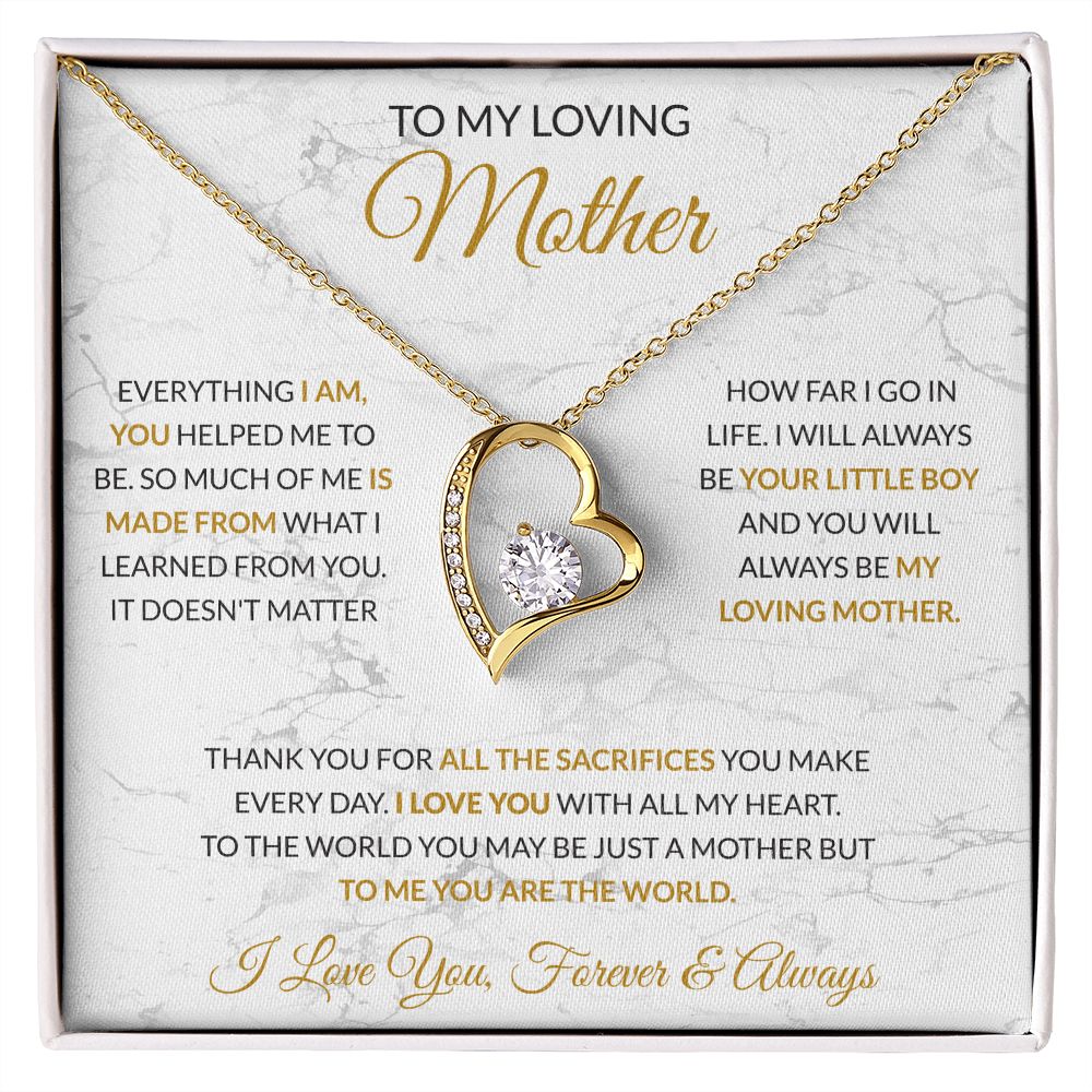 My Loving Mother White BG