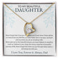 To My Beautiful Daughter, Dad White BG