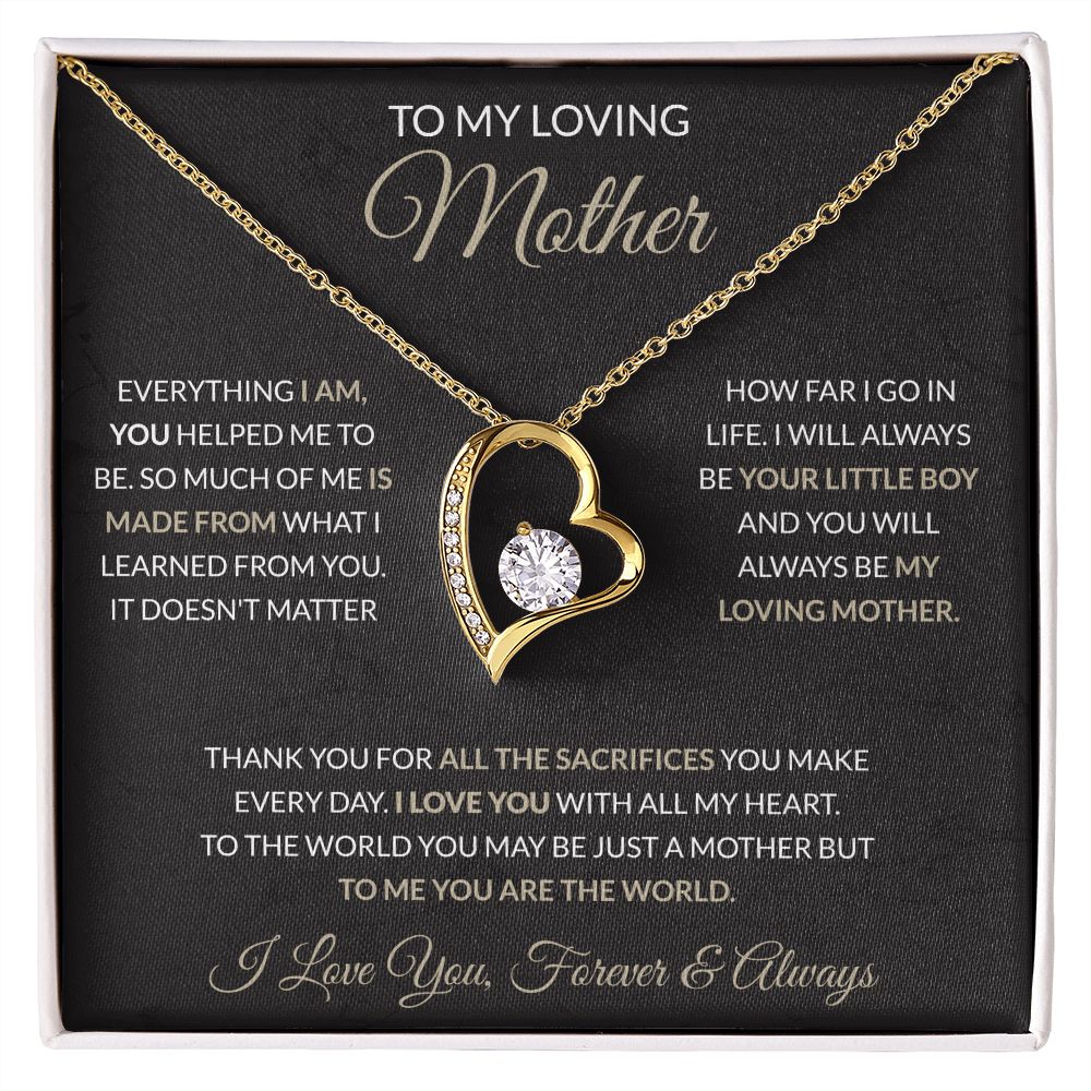 My Loving Mother Black BG