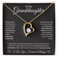 To My Granddaughter Black BG