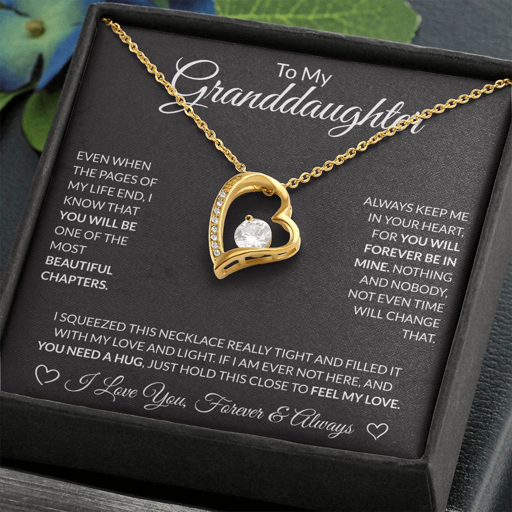 To My Granddaughter Black BG